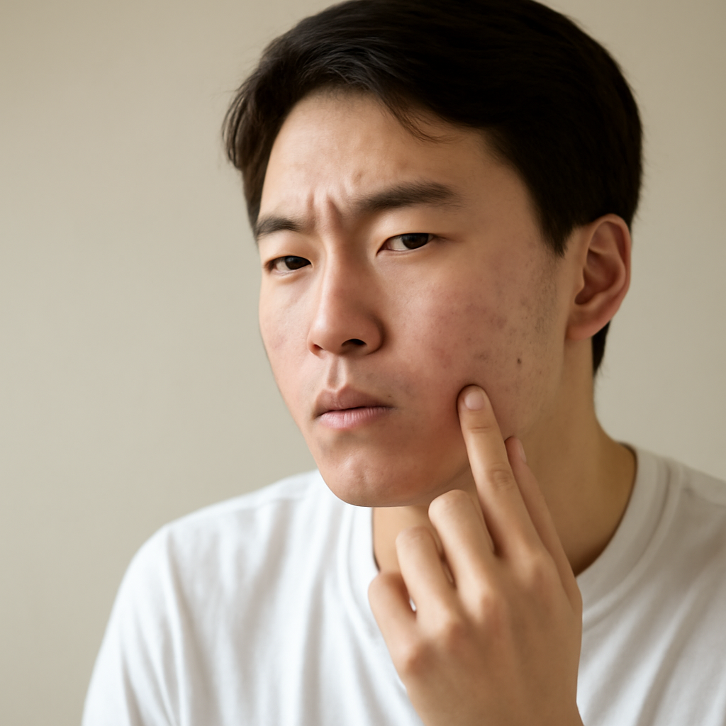 남자여드름 대표 이미지